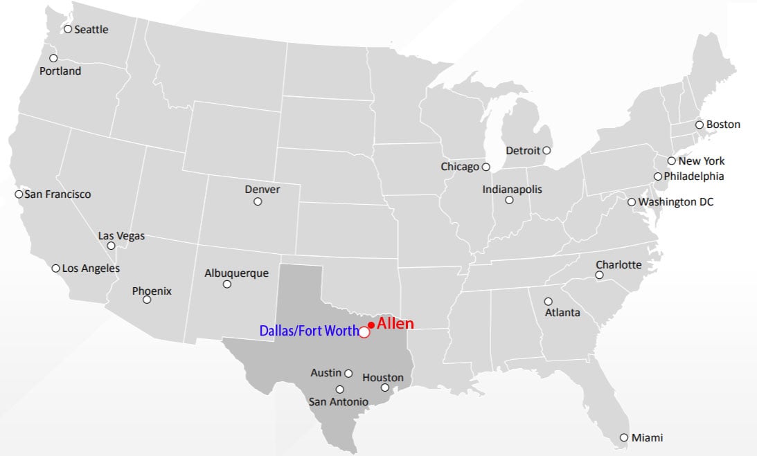 Allen Map - Entire US-1